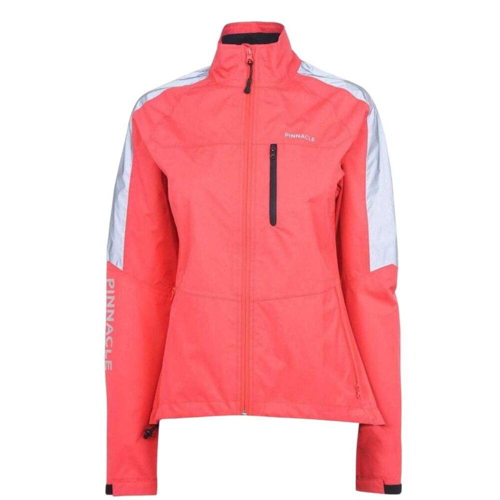 Pinnacle Womens/Ladies Commute Reflective Cycling Jacket / Coral